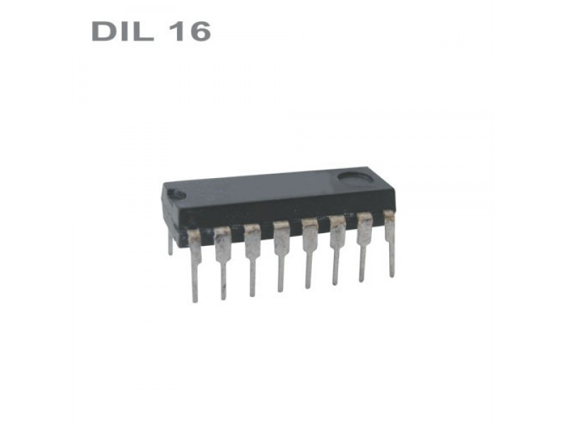 MAX232 = ST232CN prevodník RS-232/TTL DIL16