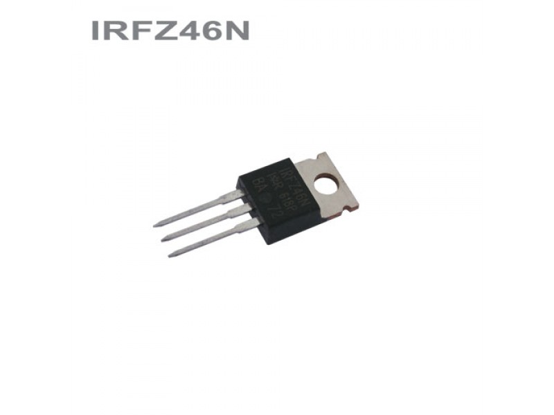Tranzistor IRFZ46N MOS-FET 55V, 53A, 120W (TO-220AB)