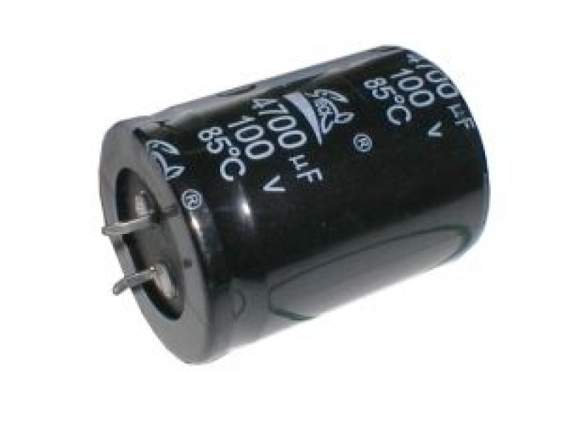 Kondenzátor elektrolytický 4G7/100V 35x50mm SNAP-IN 105 °C