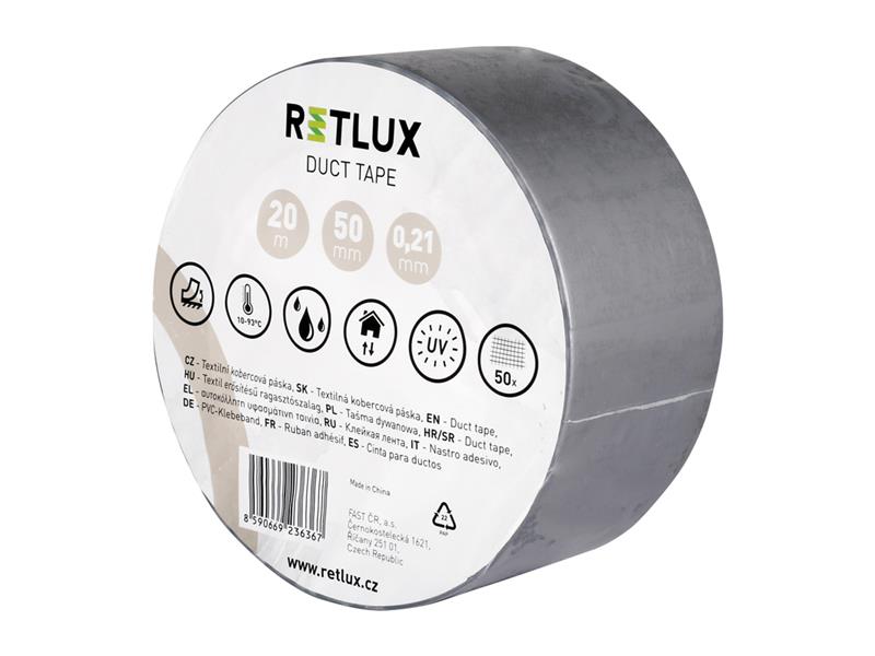 Páska textilná kobercová 20m RIT DT2 Duct tape RETLUX