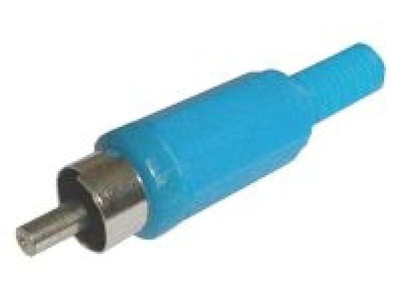 Konektor CINCH kábel plast modrý