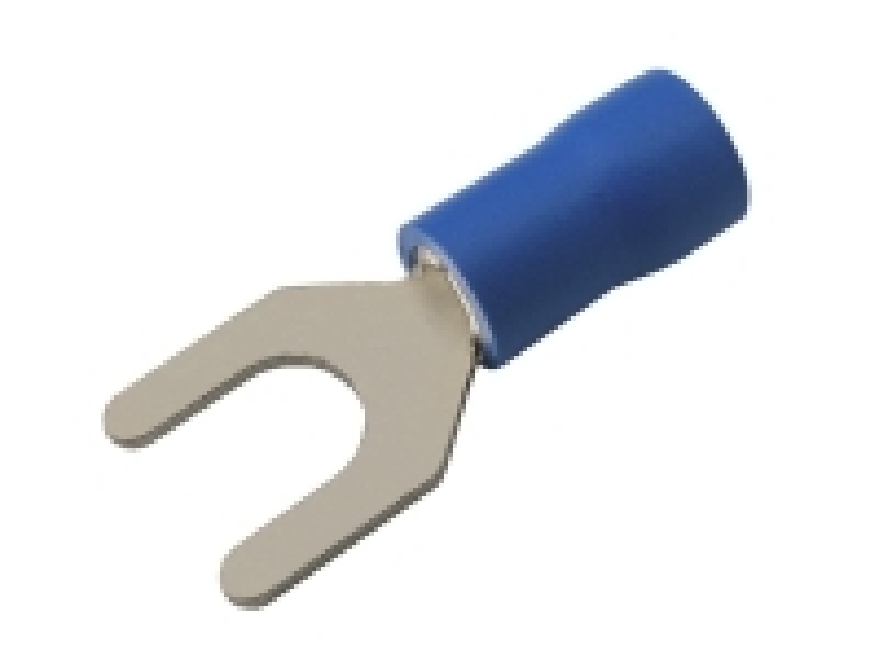Vidlička 5.3mm, vodič 1.5-2.5mm modrá