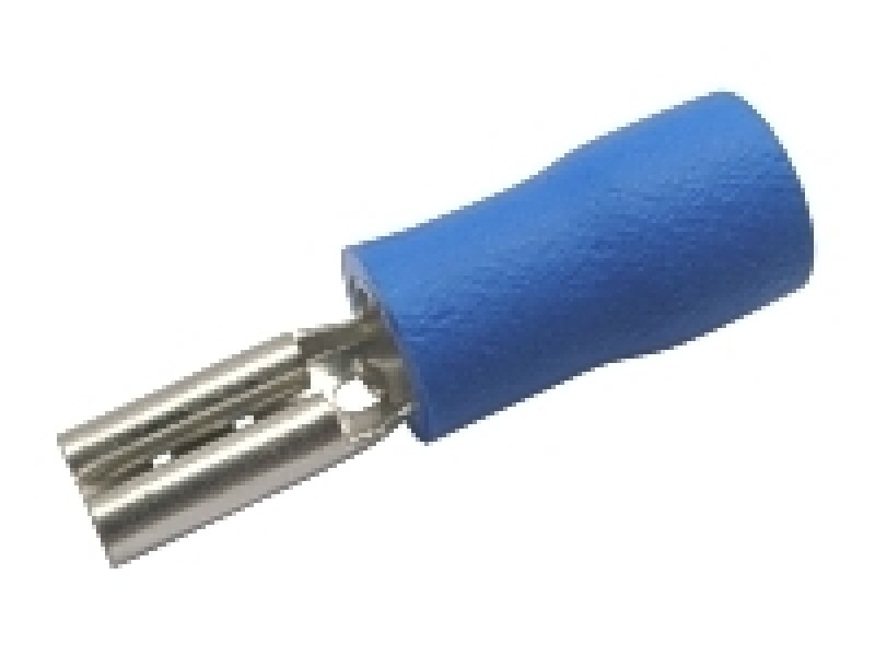 Zdierka faston 2.8mm ,vodič 1.5-2.5mm modrá