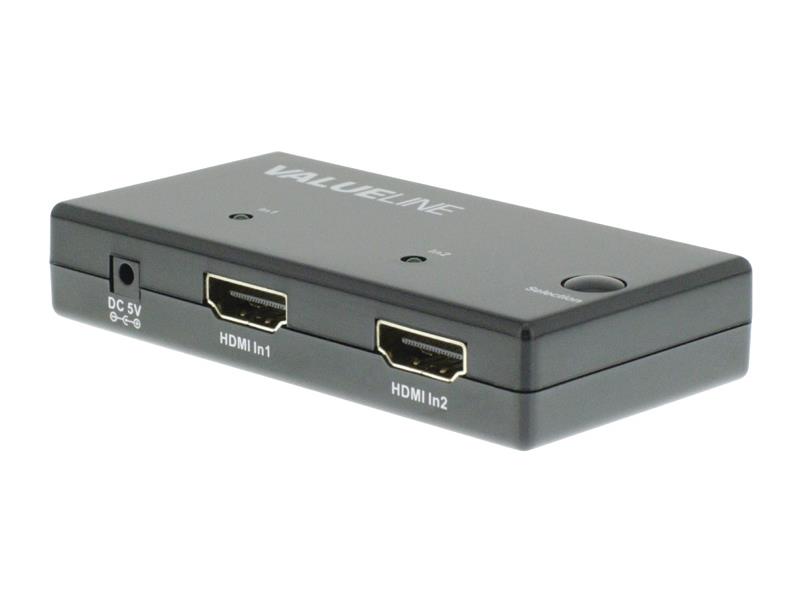 Prepínač 2x HDMI - 1x HDMI VALUELINE VLVSW3402