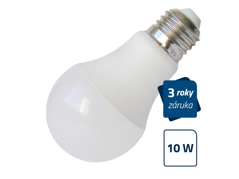 LED žiarovka Geti A60, E27, 10W, teplá biela