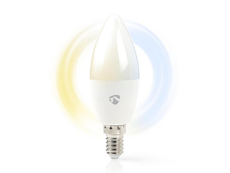 Smart žiarovka LED E14 4.5W biela NEDIS WIFILW13WTE14 WiFi