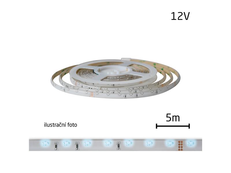 LED pásik 12V 335 (bočný) 60LED/m IP20 max. 4.8W/m studena biela (cievka 5m)