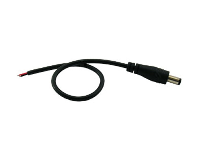 Kábel pre LED pásik predlžovací s konektorom DC, vidlica 5,5 x 2,1mm, 100cm