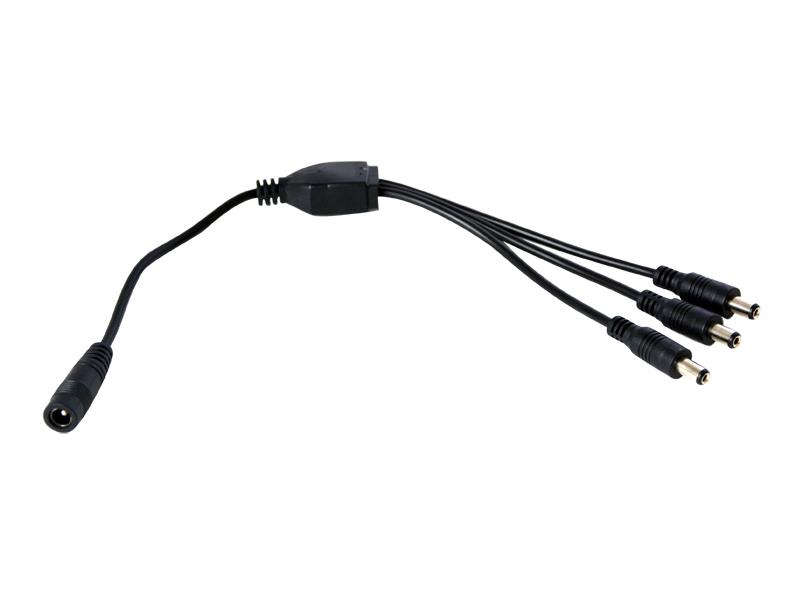 Kábel pre LED pásik rozbočovacie - 3x vidlica, zásuvka