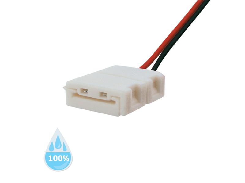 Konektor nepájivý pre LED pásiky 5050 30,60LED/m o šírke 10mm s vodičom, vodeodolný IP68