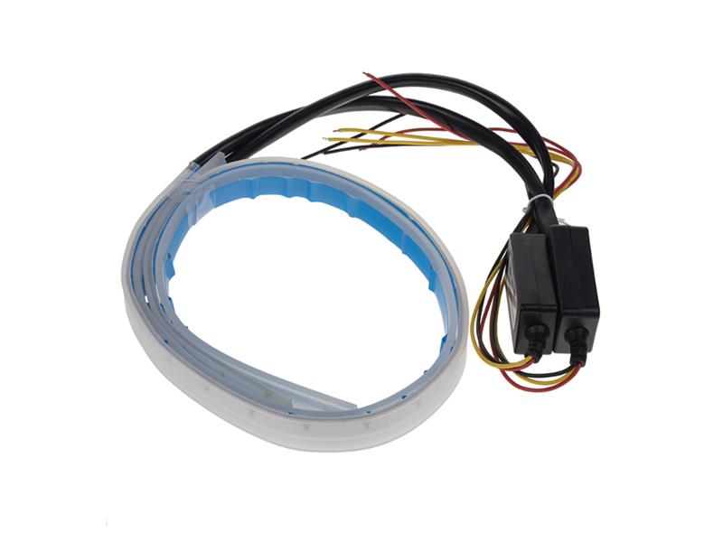 LED pásik STU 96UN01 dynamickej smerovky oranžová/pozičná svetlá biela 60cm