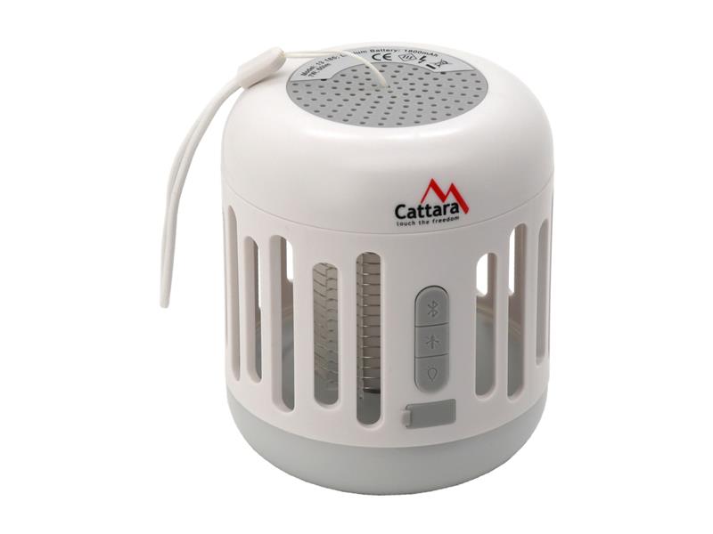 Svietidlo CATTARA MUSIC CAGE Bluetooth nabíjací + UV lapač hmyzu
