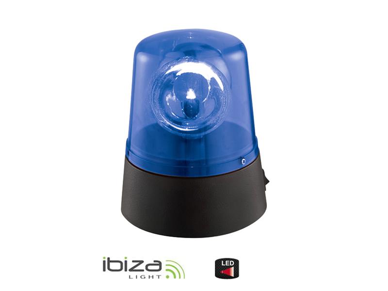 Majáček IBIZA JDL008B-LED modrý, nepravidelně blikající
