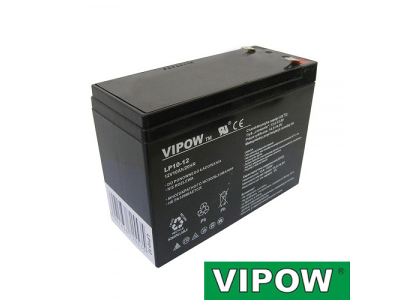 Batéria olovená 12V 10Ah VIPOW