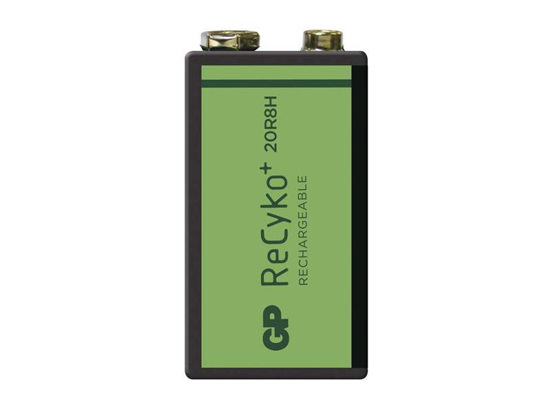 Batéria 6F22 nabíjacia 9V/200mAh GP Recyko +