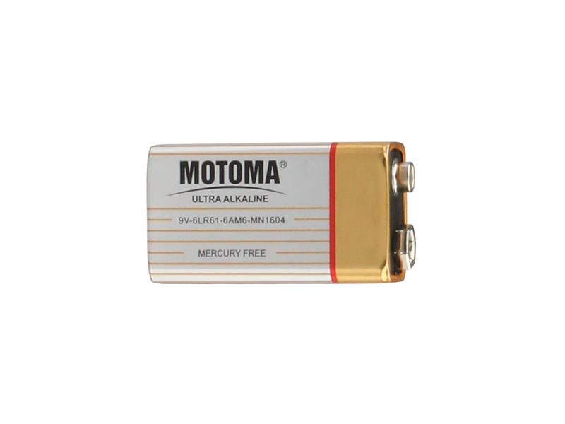 Batéria 9V (6LR61) alkalická MOTOMA Ultra Alkaline