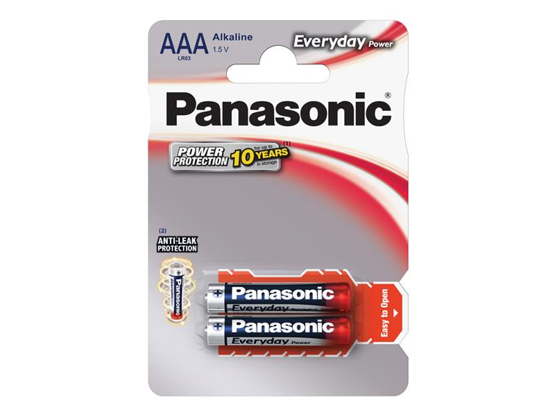Batéria AAA (R03) alkalická PANASONIC Everyday Power 2BP