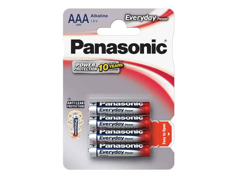 Batéria AAA (R03) alkalická PANASONIC Everyday Power 4BP
