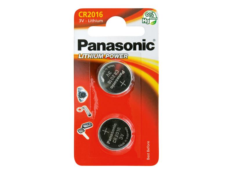 Batéria CR2016 PANASONIC lítiová 2BP