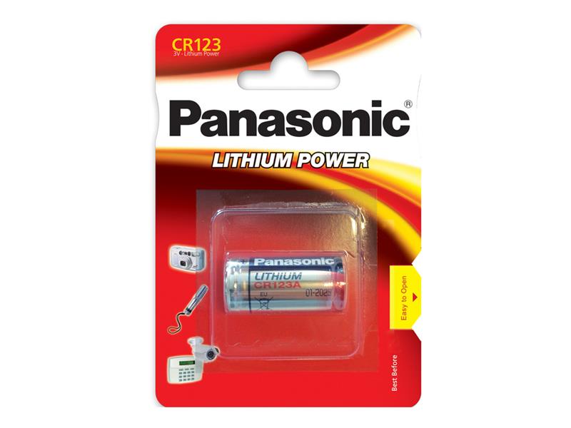 Batéria CR123 PANASONIC lítiová 1BP