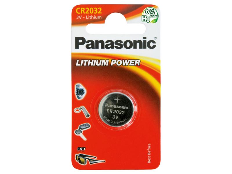 Batéria CR2032 PANASONIC lítiová 1BP