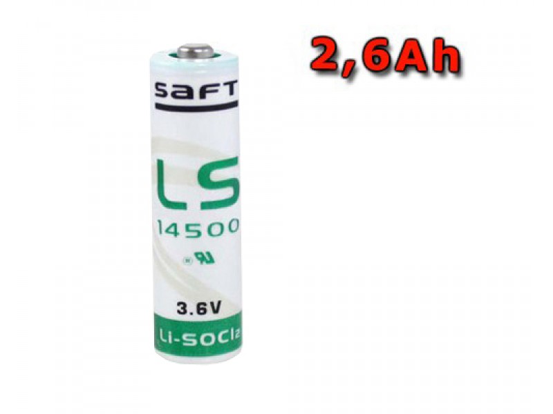 Batéria lítiová LS 14500 3,6V/2600mAh STD SAFT