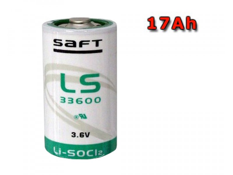 Batéria lítiová LS 33600 3,6V/17000mAh SAFT