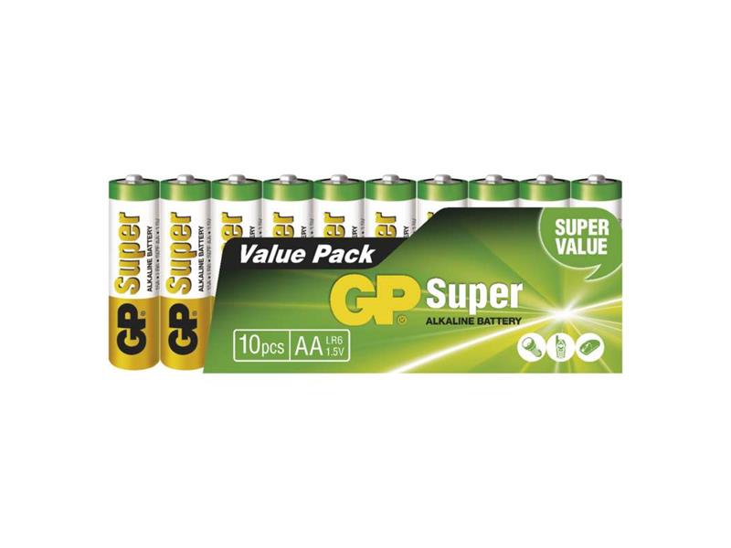 Batéria AA (R6) alkalická GP Super Alkaline 10ks