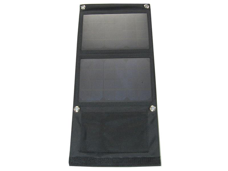 Fotovoltaický solárny panel 7W s USB, prenosný, skladací