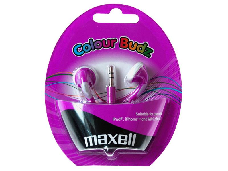 Slúchadla Maxell 303364 Colour Budz Purple