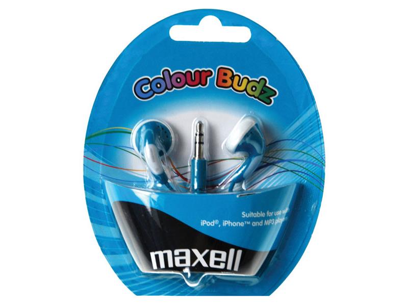 Slúchadlá Maxell 303359 Colour Budz Blue