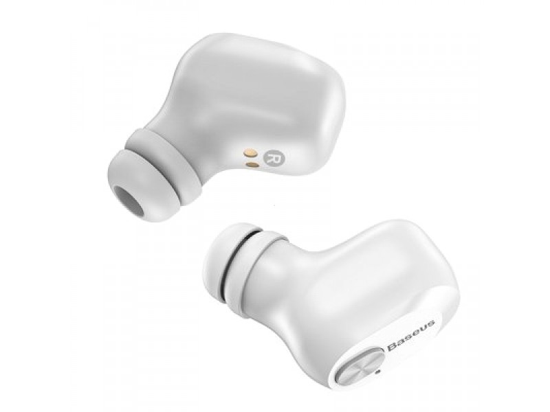 Slúchadlá Bluetooth BASEUS TWS W01 biele