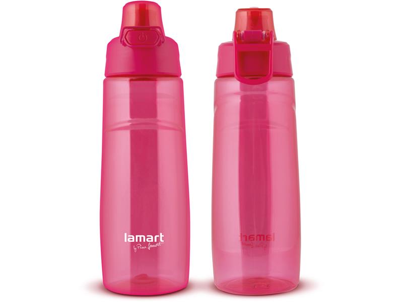Fľaša na vodu LAMART LT4063 LOCK ružová