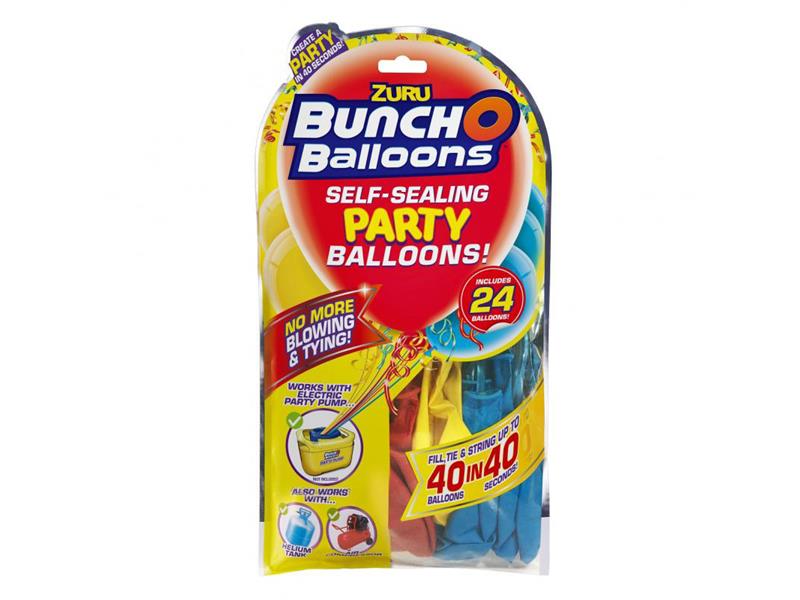 Party balóniky ZURU (červená,modrá,žltá)