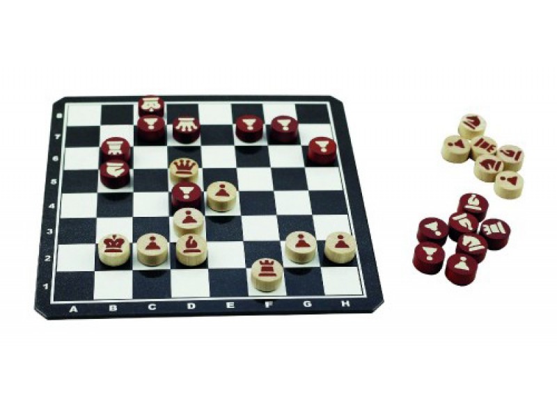 Hra stolná DETOA Šach magnetické drevené