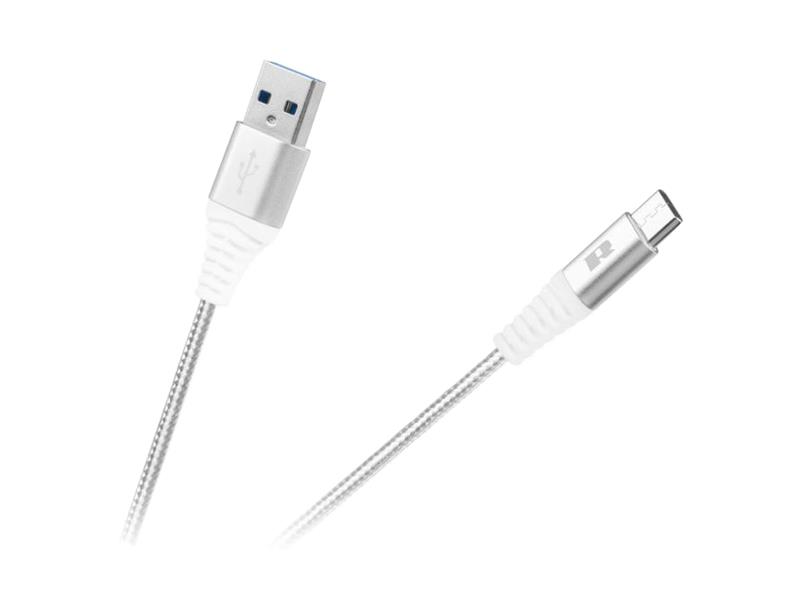 Kábel REBEL USB / USB-C RB-6001-100-W 1m biely