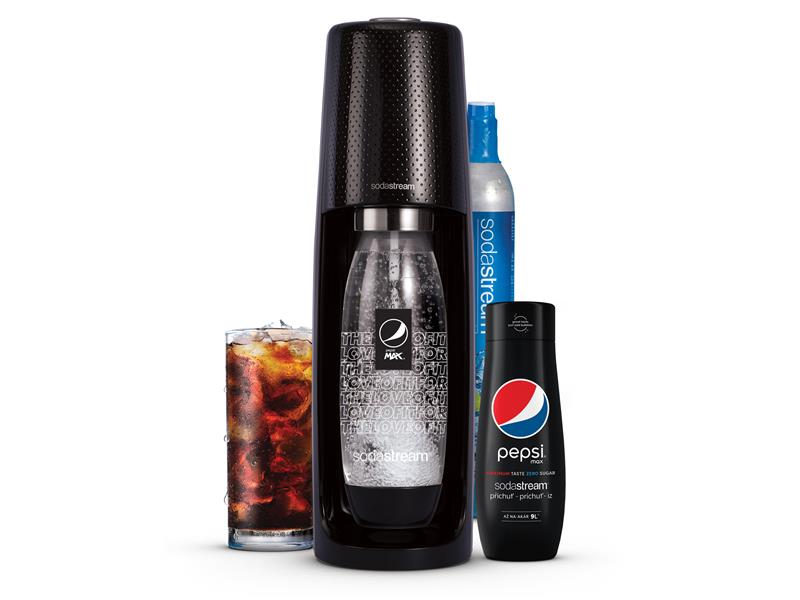 SodaStream sada SPIRIT BLACK Pepsi MegaPack