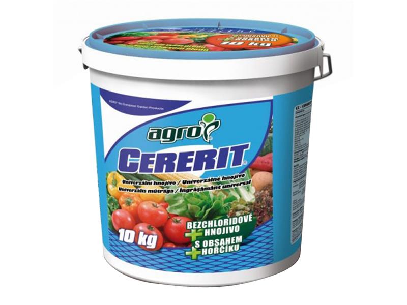 Hnojivo granulované AGRO CERERIT 10 kg vedro