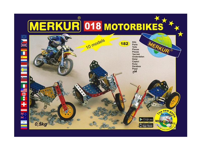 Stavebnica MERKUR 018 motocykle