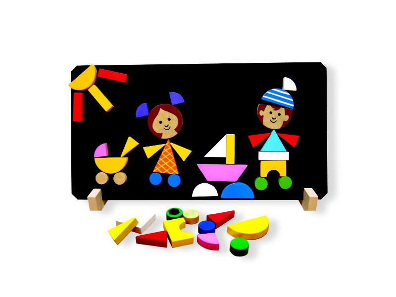 Detské magnetické puzzle DETOA Deti