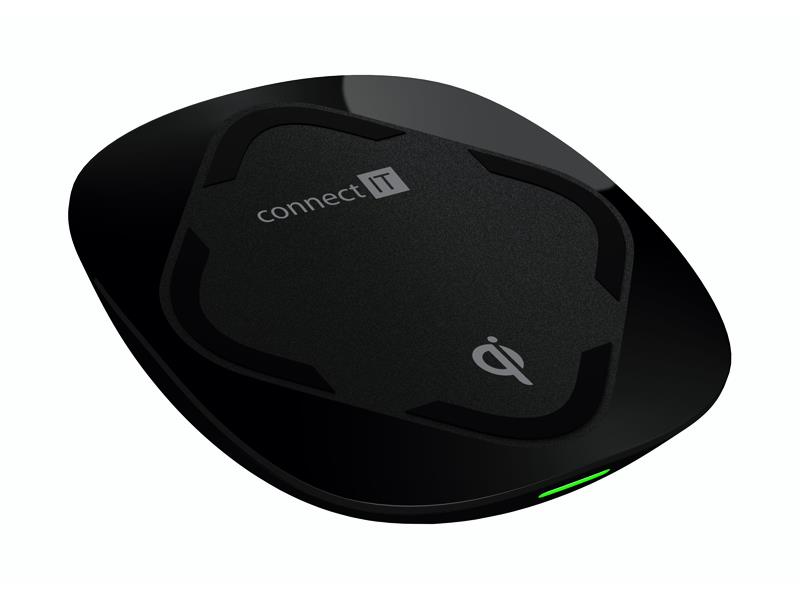 Nabíjačka CONNECT IT CWC-7500-BK Qi CERTIFIED Wireless Fast Charge 10w, čierna