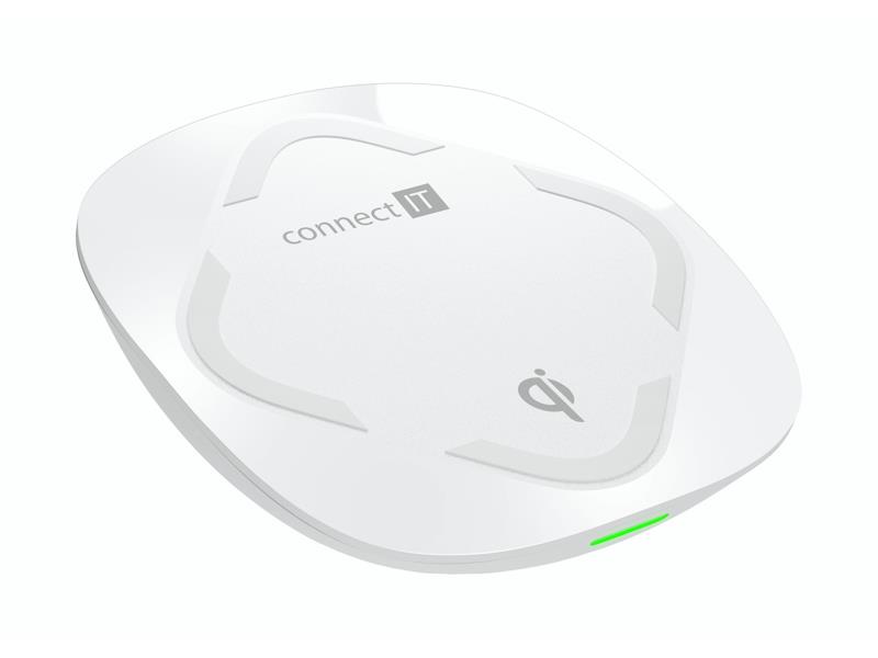 Nabíjačka CONNECT IT CWC-7500-WH Qi CERTIFIED Wireless Fast Charge 10w, biela